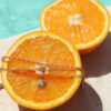 Bracelet Ines Bracelet triples chaines orange