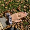 Chouchou Suzanne Chouchou Suzanne tissu fleuri 100% coton